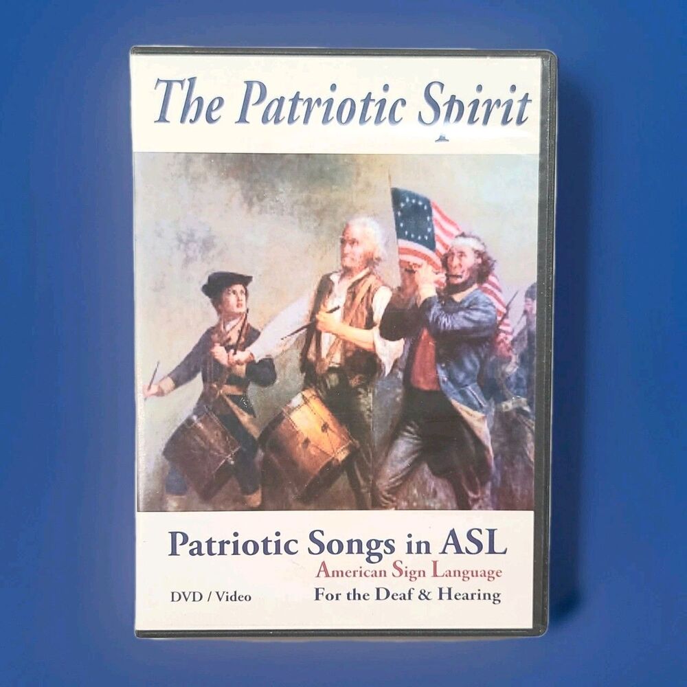 ASL Sign‎ Language Music DVD Patriotic Spirit PATRIOTIC SONGS